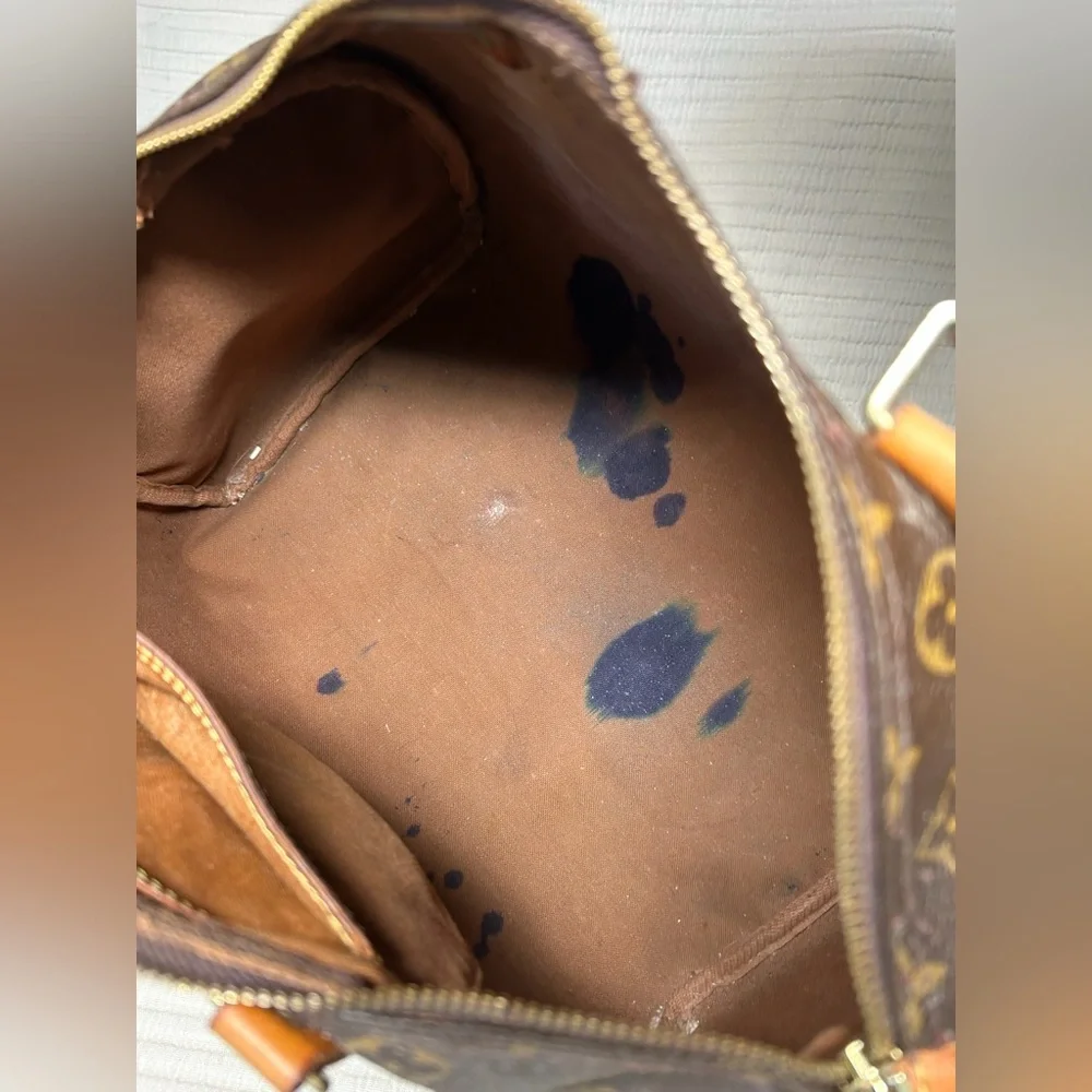 Louis Vuitton Speedy 30 Vintage 90’s Y2K Coated Canvas Purse Bag Large Patina - Picture 16 of 16